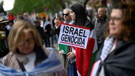 Madrid'de Gazze Soykırımına Karşı Büyük Gösteri