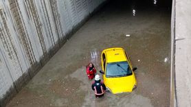 Malatya'da Etkili Sağanak Yağış