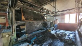 Manisa'da Halı Fabrikasında Yangın Kontrol Altına Alındı