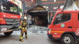 Manisa'da Oto Yıkamacıda Yangın: 1 Yaralı