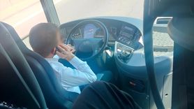 Mersin'de Otobüs Şoförüne Telefon Cezası