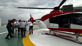 Mersin'den Ankara'ya Ambulans Helikopterle Bebek Sevk Edildi