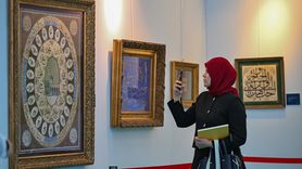 Osmanlı ve Modern Hat Sanatı Eserleri Ankara'da Sergilendi