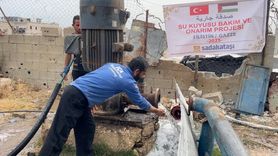 Sadakataşı Derneği Gazze'de Su Kuyusunu Yeniden Hayata Geçirdi