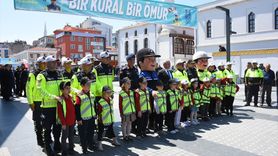 Samsun'da Çocuklara Trafik Eğitimi