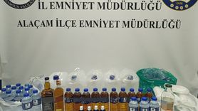 Samsun'da Sahte İçki İmalatı Operasyonu