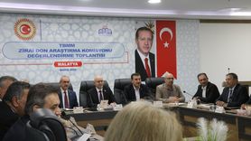 TBMM Zirai Don Olayını Araştırma Komisyonu Malatya'da Toplandı