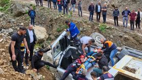 Trabzon'da Kamyon Kazası: Sürücü Yaralandı