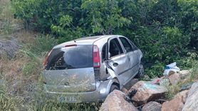 Uşak'ta Otomobil Devrildi: 4 Yaralı