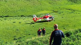 Van'da Dağlık Alanda Mahsur Kalan Kişiye Hızla Müdahale