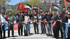 Van'da Filistin İçin Yürüyüş Düzenlendi