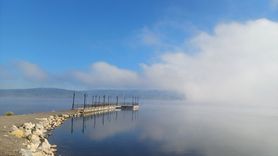 Yeniçağa Kuş Cenneti'nde Sis Görsel Şölen Yarattı