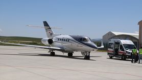 Ağrı'da Prematüre Bebek Ambulans Uçakla Ankara'ya Sevk Edildi