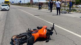 Aksaray'da Motosikletin Çarptığı Bisikletli Ağır Yaralandı