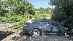 Anadolu Otoyolu'nda Tanker ile Otomobil Çarpıştı