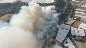 Antalya'da Orman Yangınına Müdahale