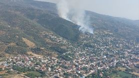 Aydın'da Ziraat Alanında Yangın Kontrol Altına Alındı