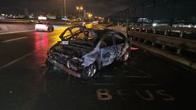 Bayrampaşa'da Kaza Sonrası Araç Yandı, Sürücü Yaralandı