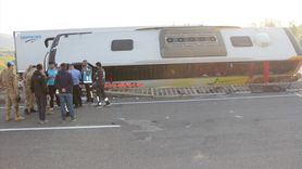 Bingöl'de Yolcu Otobüsü Devrildi: 3 Ağır Yaralı