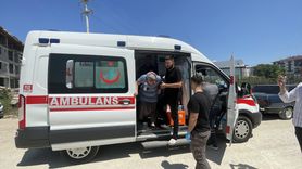 Bolu'da Yangın Anında Komşusunu Kurtaran Kadın Dumandan Etkilendi