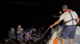 Çeşme Açıklarında 42 Düzensiz Göçmen Kurtarıldı