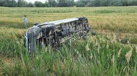 Çorum'daki Minibüs Kazasında 17 Kişi Yaralandı