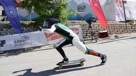 Dünya Kaykay İniş Şampiyonası Erzincan'da Başladı