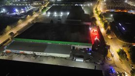 Düzce'deki Mobilya Fabrikasında Yangın Çıktı