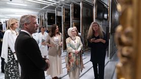 Emine Erdoğan Hollanda Kraliçesi ile Lider Eşlerini Ağırladı