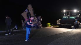 Erzurum'da Kamyon Kazası: Beş İşçi Yaralandı