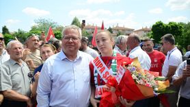 Eylem Engin: Avrupa Şampiyonu Güreşçi Memleketinde Coşkuyla Karşılandı