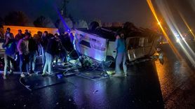 Hatay'da Tarım İşçilerini Taşıyan Midibüs Devrildi