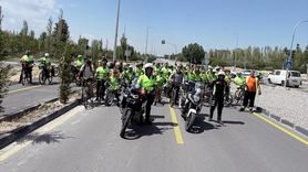 İç Anadolu'da 12. Yeşilay Bisiklet Turu gerçekleştirildi