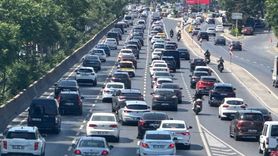 İstanbul'da Kurban Bayramı Trafik Yoğunluğu