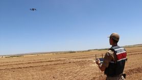 Kilis'te Dron Destekli Anız Yangını Denetimi