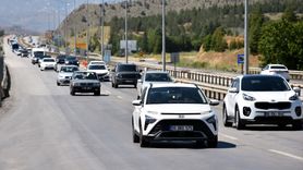 Kırıkkale'de Bayram Öncesi Trafik Yoğunluğu