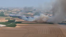 Kırklareli'nde Yangın: 500 Dekar Tarım Alanı Zarar Gördü