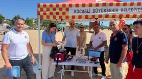 Kocaeli'nin Mavi Bayraklı Plajlarında TÜRÇEV Denetimi