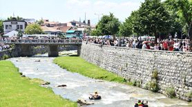 Kosova'da Rafting ile Çevre Kirliliğine Dikkat Çekildi