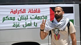 Lübnan Konvoyu Gazze Yürüyüşü İçin Yola Çıktı