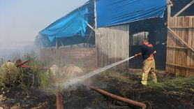 Manisa'da Buğday Tarlasındaki Yangın Kontrol Altına Alındı