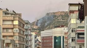 Mardin Kalesi Eteklerinde Yangın Kontrol Altına Alındı