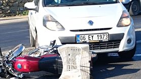 Mersin'de Otomobil-Motosiklet Kazası: İki Yaralı