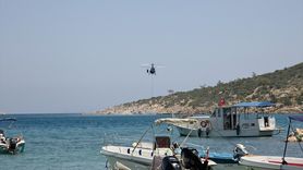 Mersin Silifke'de Ağaçlık Alanda Yangın