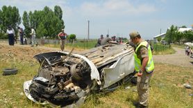 Muş'ta Hemzemin Geçitte Tren Kazası