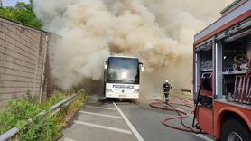 Ordu'da Yolcu Otobüsünde Yangın Kontrol Altına Alındı