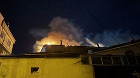 Osmangazi'de Oto Tamirhanesindeki Yangın Hasara Yol Açtı