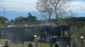 Sarıyer'de Yangın: İETT Otobüsü Kullanılamaz Hale Geldi