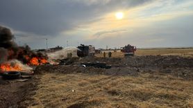 Şırnak'ta Uçak Yangını Tatbikatı Gerçekleştirildi