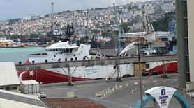 Sismik Araştırma Gemisi 'Barbaros Hayreddin Paşa' Trabzon Limanı'na Demirledi